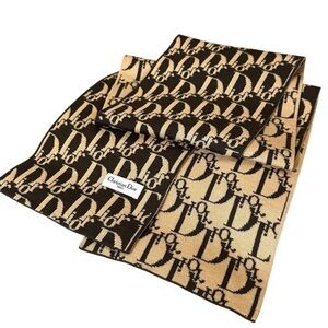 Christian Dior Trotter Wool Scarf